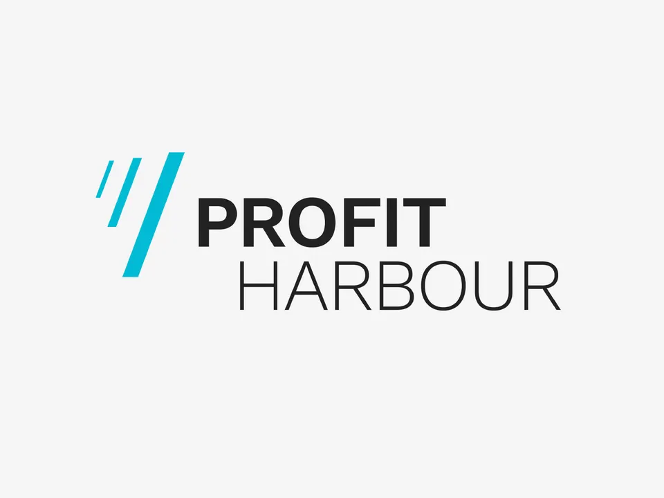 The Profit Harbour logo on light grey